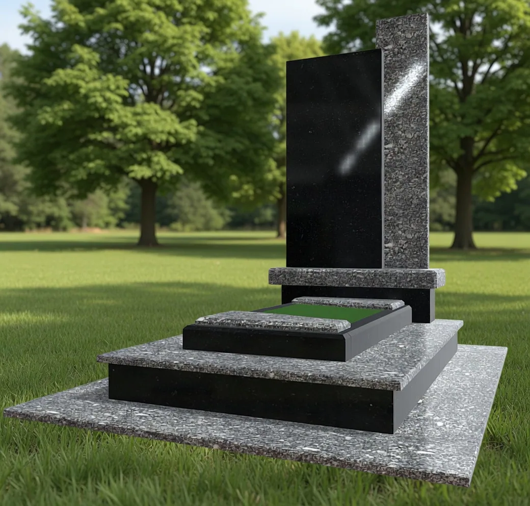 Monument for military with Novoselivka granite 260×160 cm NG-3010CNGG