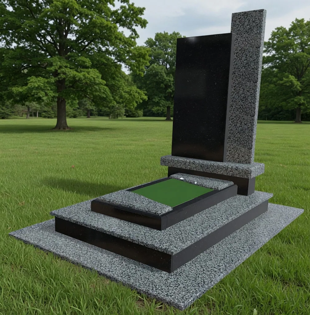 Monument for military with Pokostivka granite 260×160 cm NG-3010SUGG