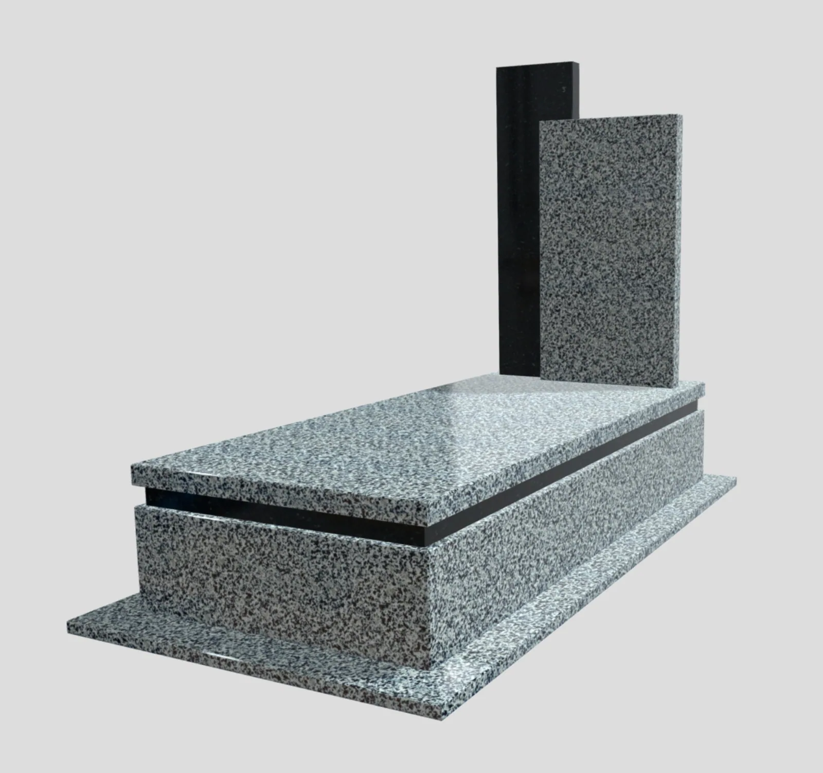 Monument with granite 200×100 cm, European style, NG-1010GGGU