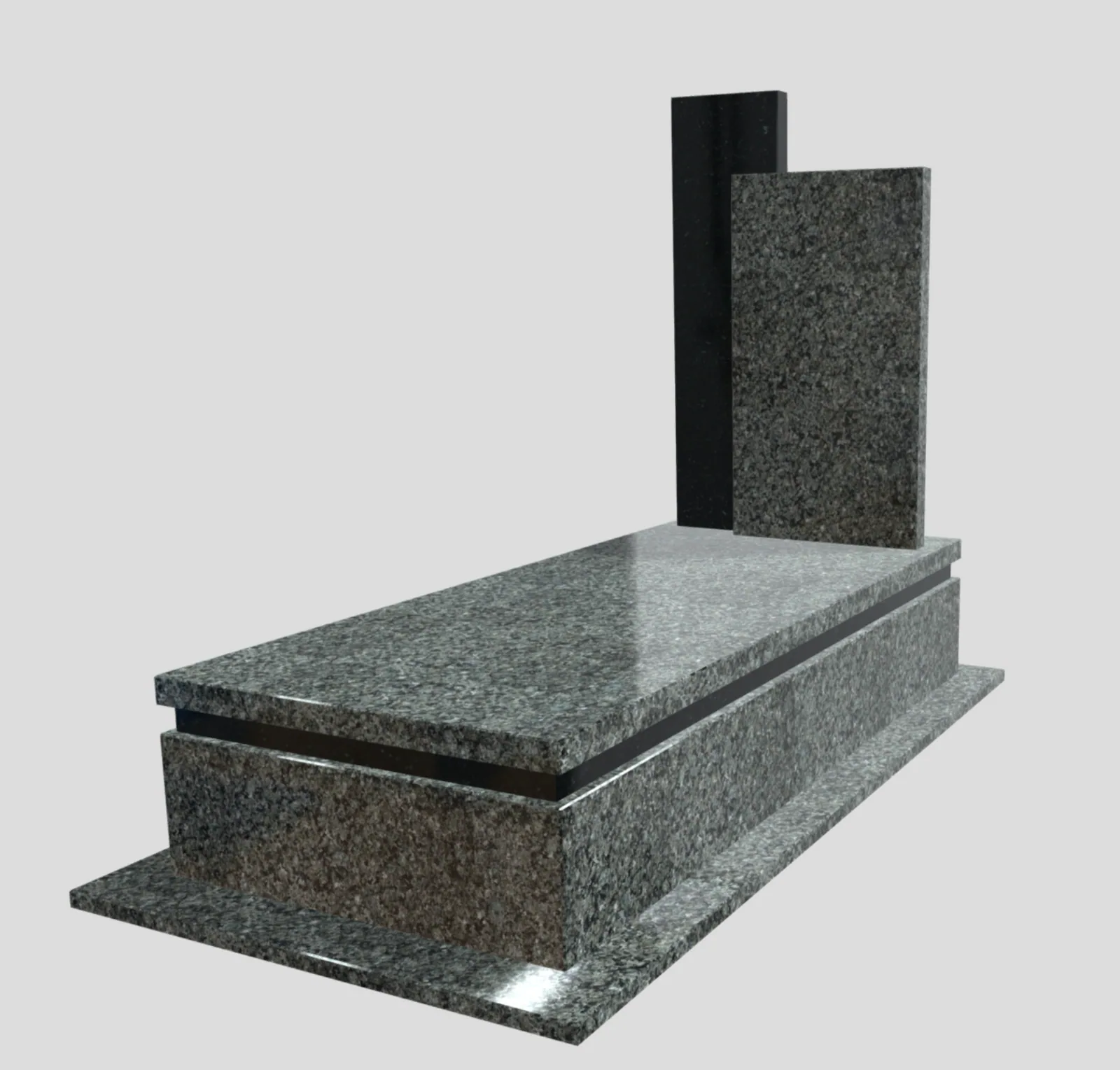 Monument with granite 200×100 cm, European style, NG-1010GGVO