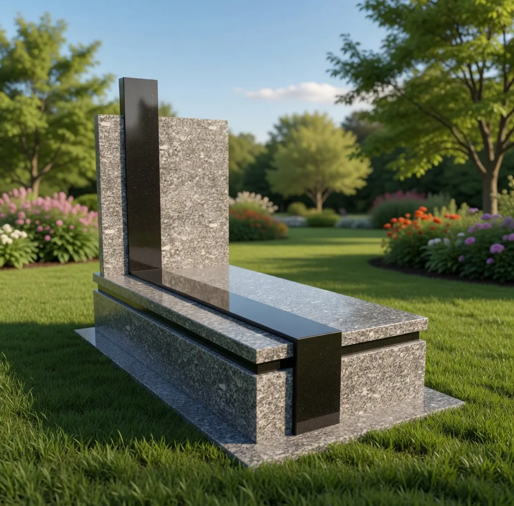 Monument in European style with Novoselivka granite 200×100cm, NG-2010GGCN