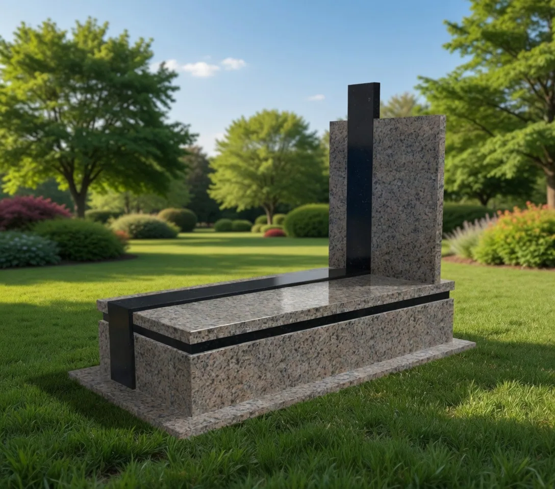 Monument in European style with granite 200×100 cm, NG-2010GGFU