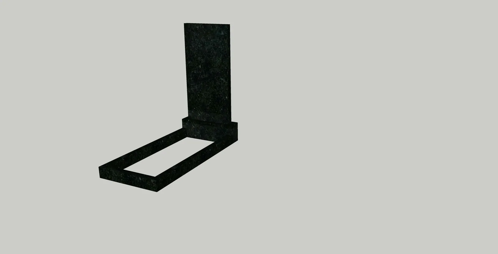 Monument 135х60cm with granite budget Monument 135х60cm with granite budget