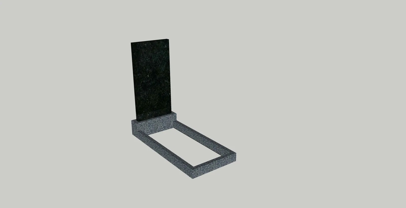 Monument 135х60cm with granite budget Monument 135х60cm with granite budget