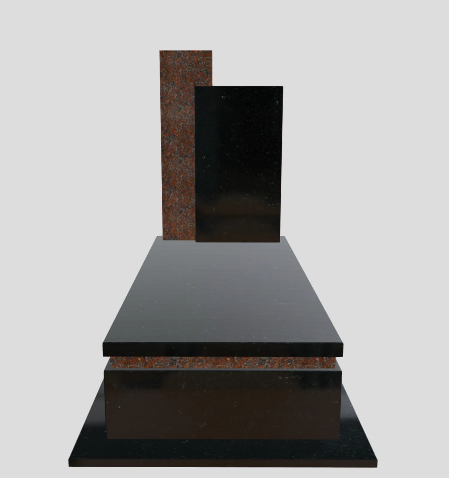 Monument with granite 200×100 cm, European style, NG-1010ARGG Monument with granite 200×100 cm, European style, NG-1010ARGG