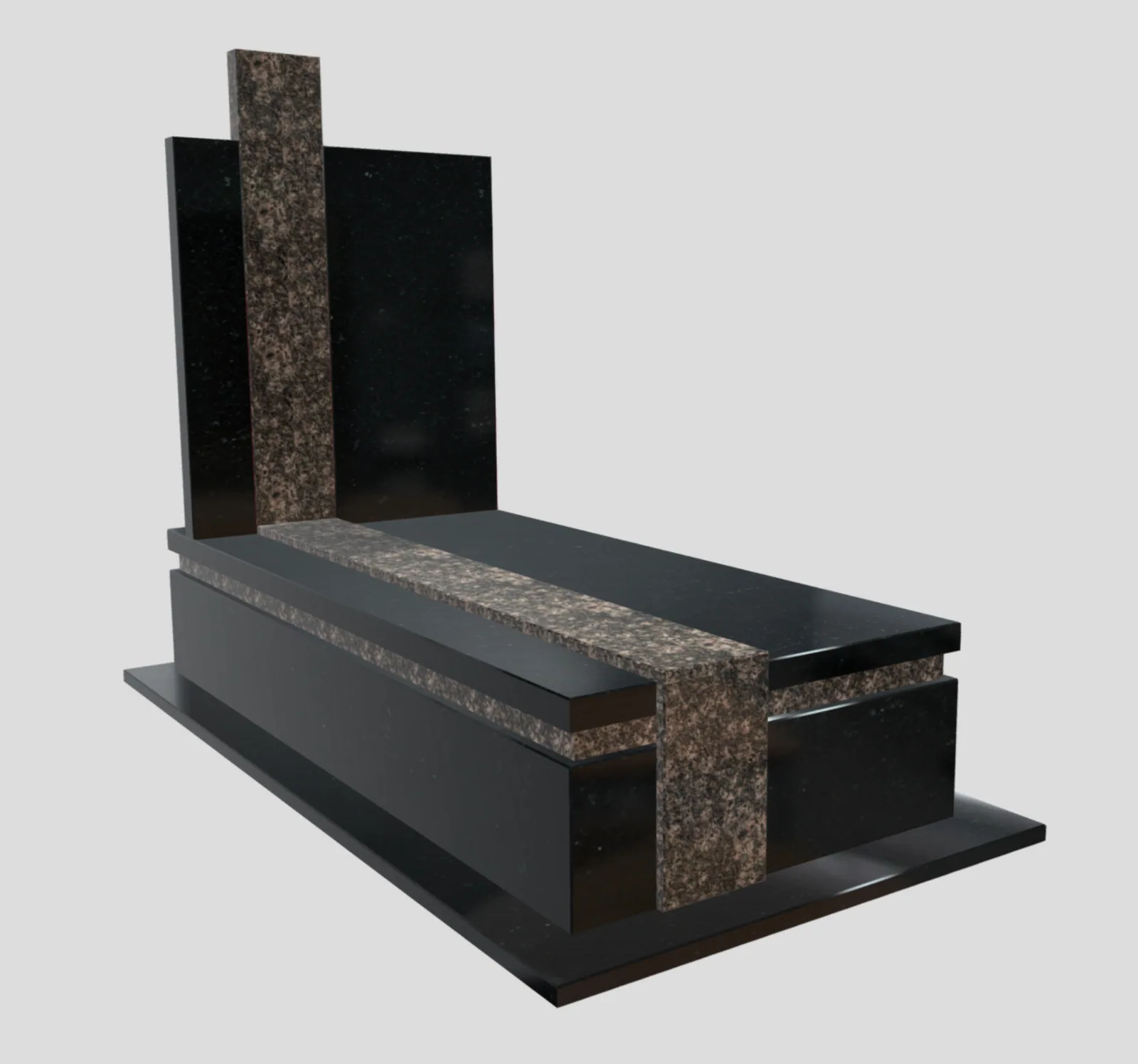 Памʼятник в европейському стилі з граніту 200×100 см, NG-2010GGSU Памʼятник в европейському стилі з граніту 200×100 см, NG-2010GGSU