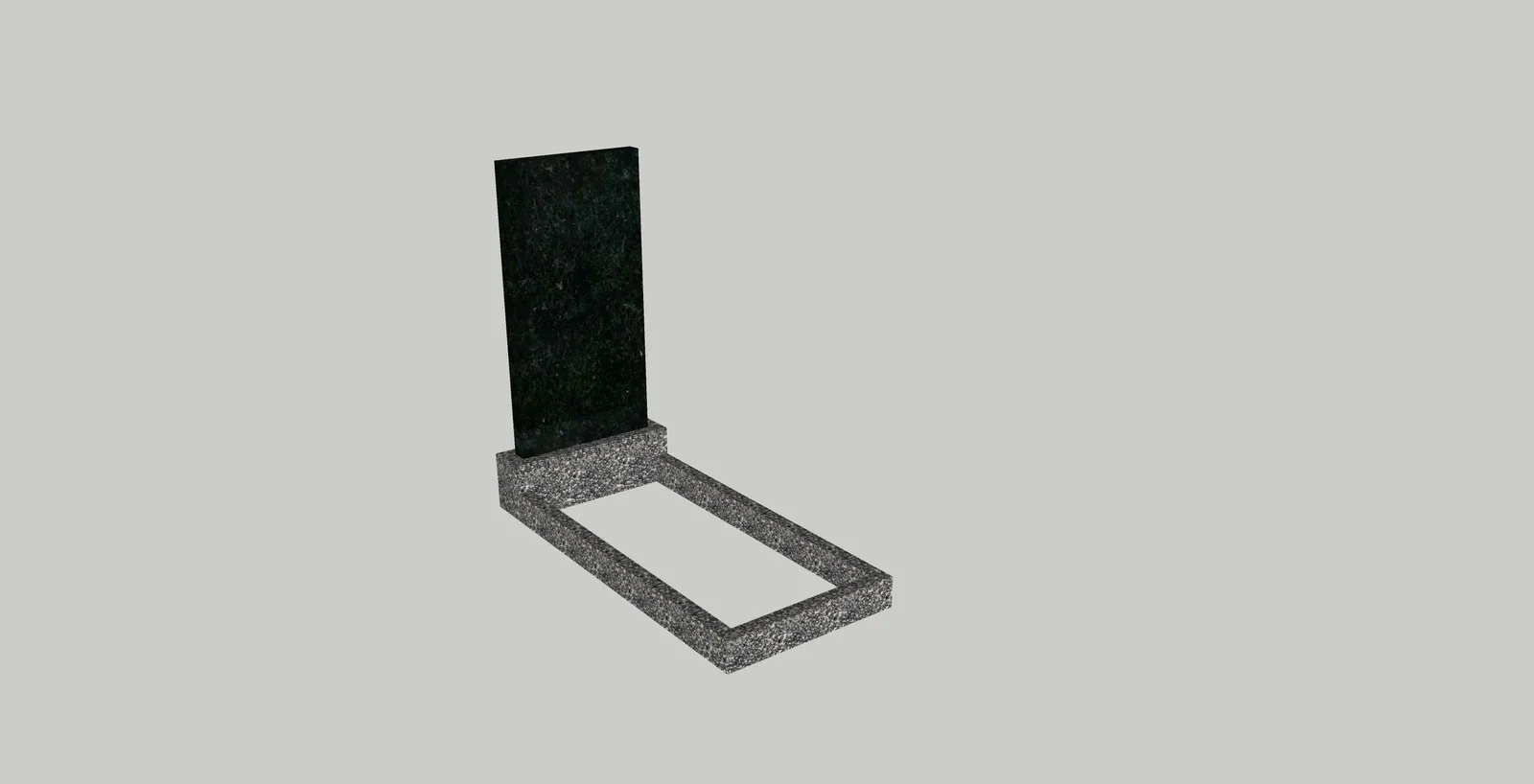 Monument 135х60cm with granite budget Monument 135х60cm with granite budget