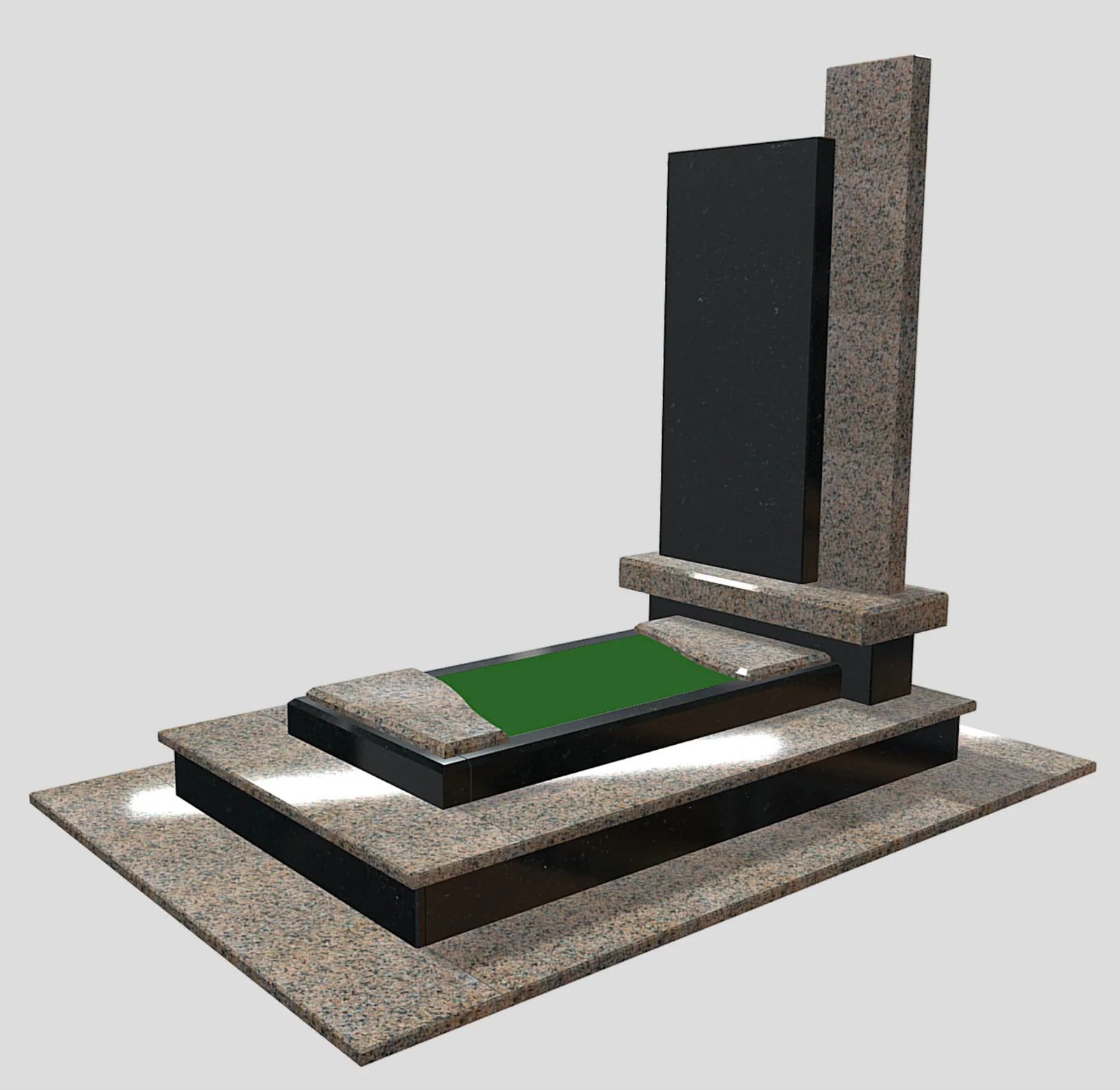Monument for military with granite Mezhyrichka 260×160 cm, NG-3010FUGG Monument for military with granite Mezhyrichka 260×160 cm, NG-3010FUGG