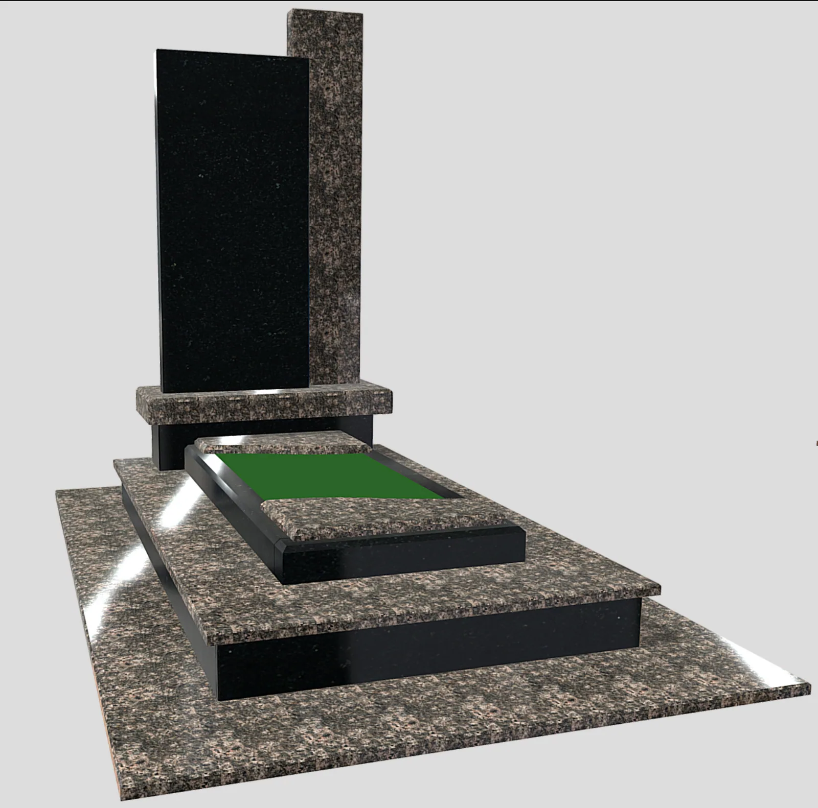 Monument for military with granite Didkovychi 260×160 cm NG-3010SUGG Monument for military with granite Didkovychi 260×160 cm NG-3010SUGG