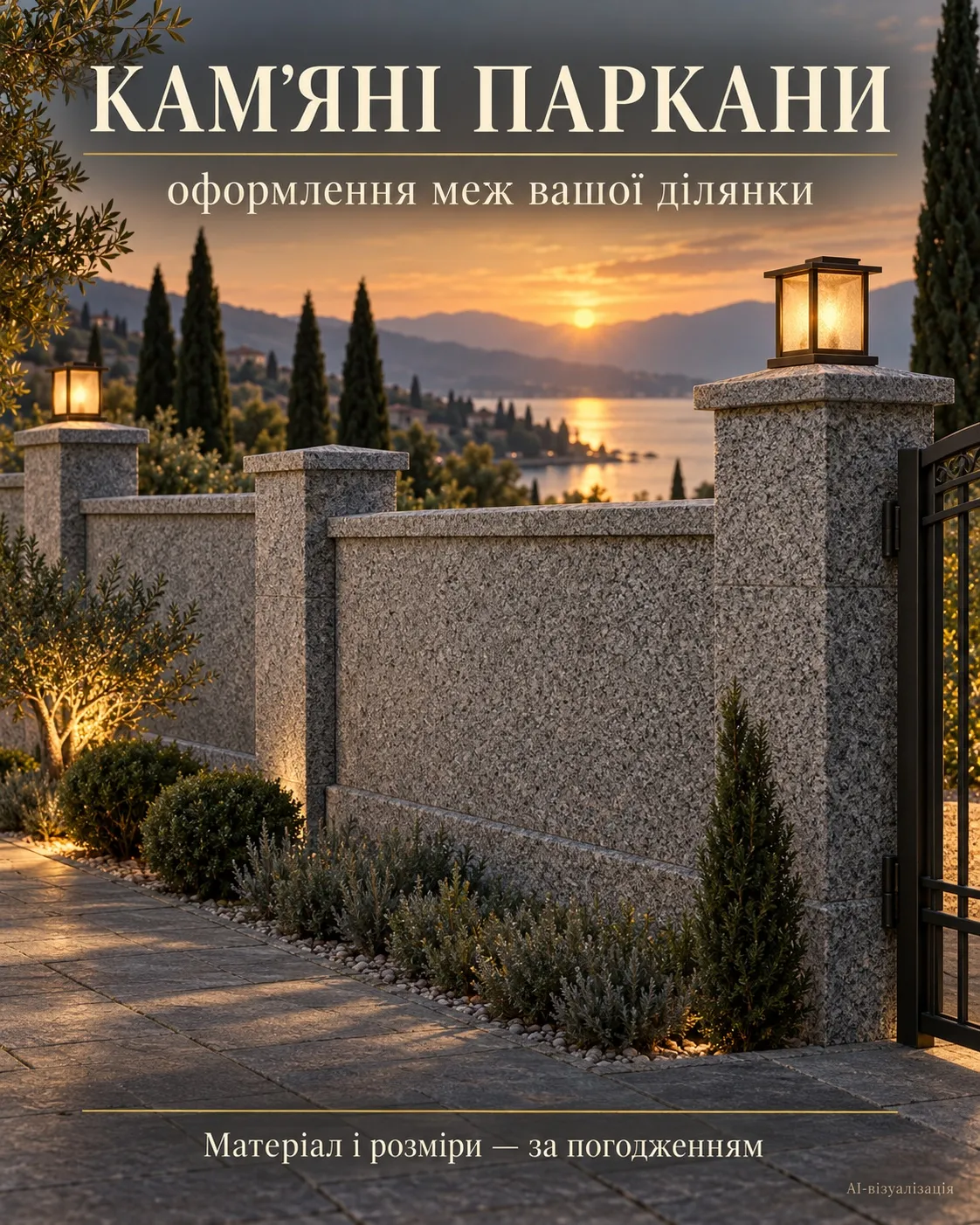 Каменные заборы Каменные заборы