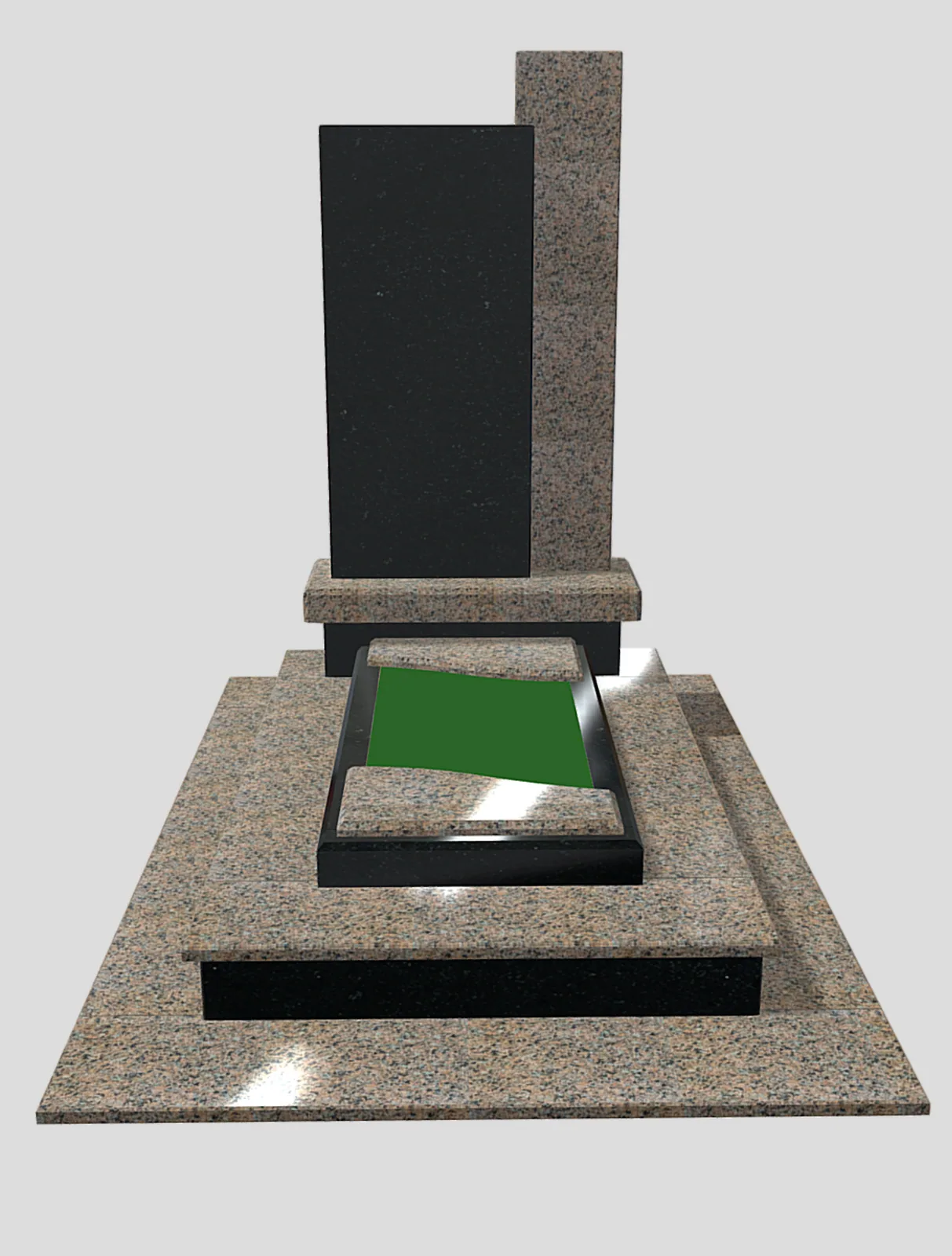 Monument for military with granite Mezhyrichka 260×160 cm, NG-3010FUGG Monument for military with granite Mezhyrichka 260×160 cm, NG-3010FUGG