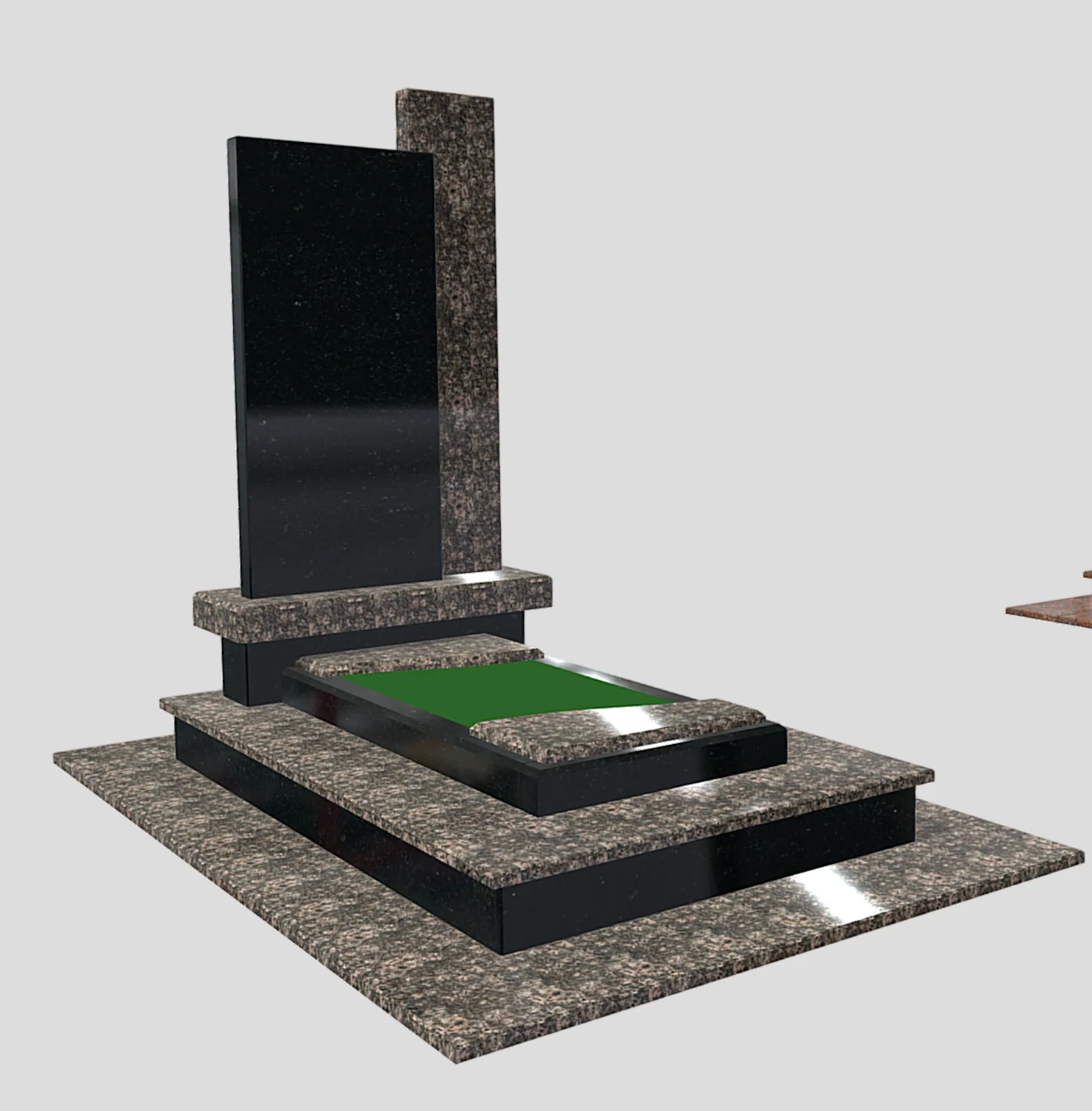 Monument for military with granite Didkovychi 260×160 cm NG-3010SUGG Monument for military with granite Didkovychi 260×160 cm NG-3010SUGG