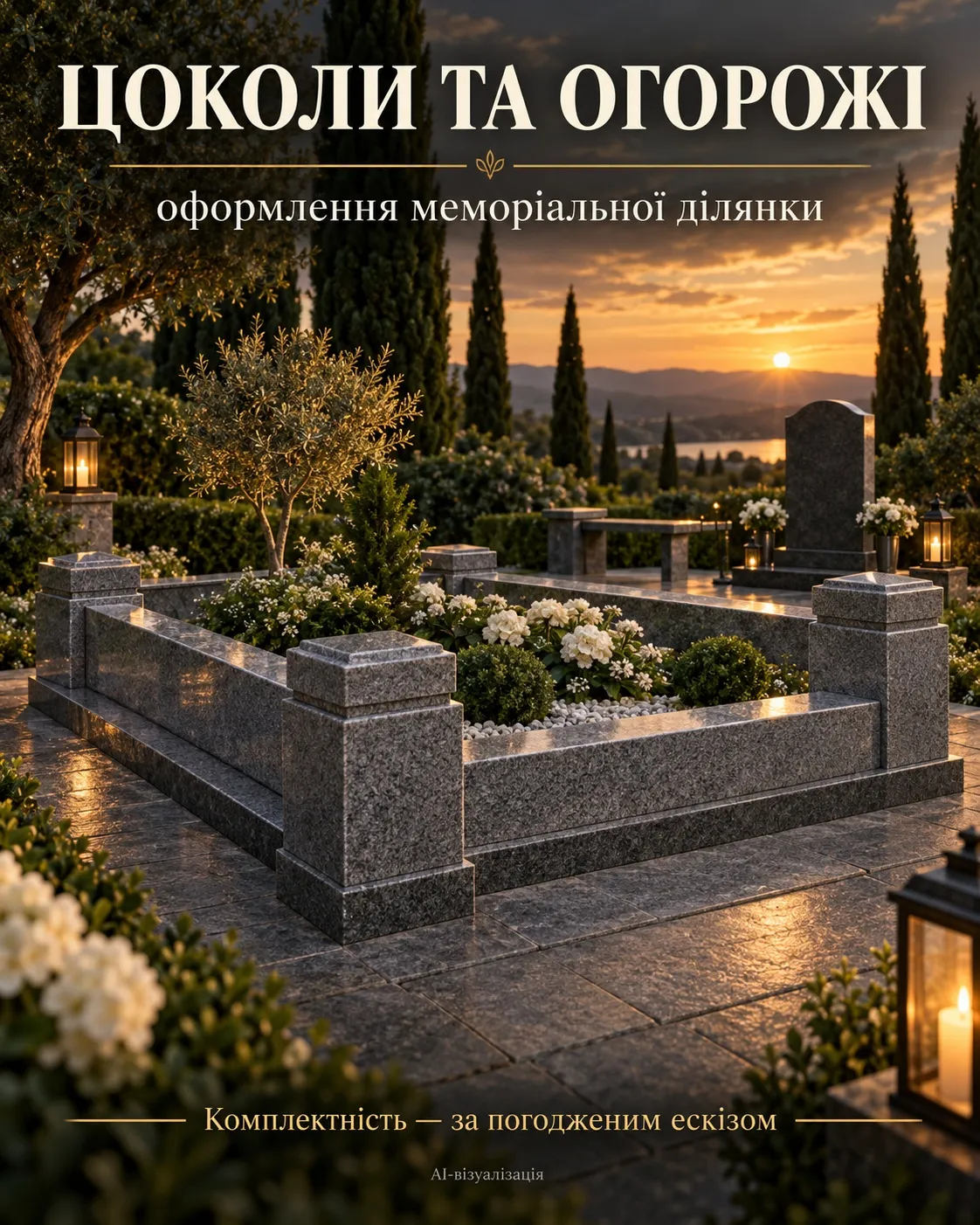 Цоколи и ограды Цоколи и ограды