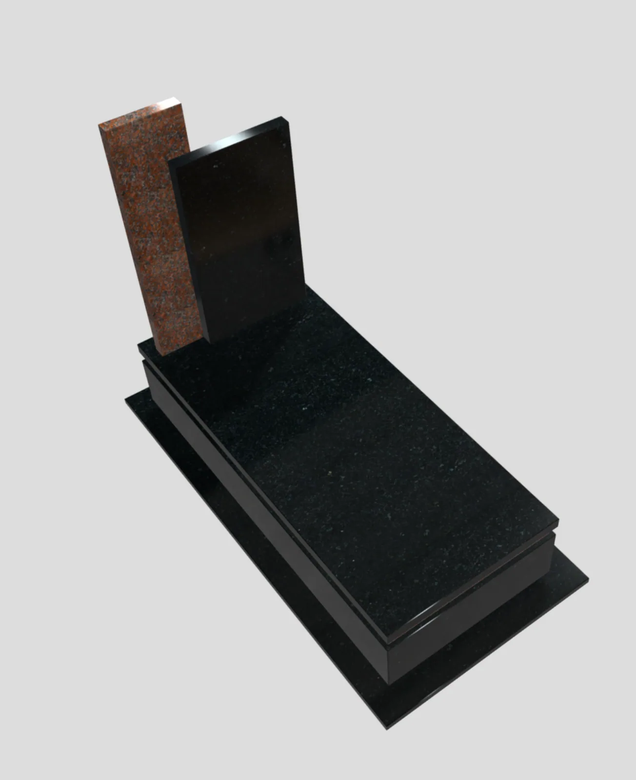 Monument with granite 200×100 cm, European style, NG-1010ARGG Monument with granite 200×100 cm, European style, NG-1010ARGG