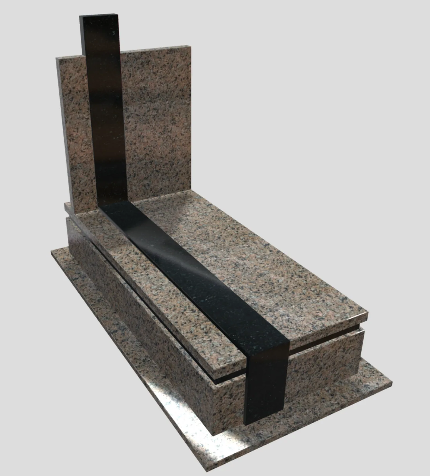 Памʼятник в европейському стилі з граніту 200×100 см, NG-2010GGFU Памʼятник в европейському стилі з граніту 200×100 см, NG-2010GGFU