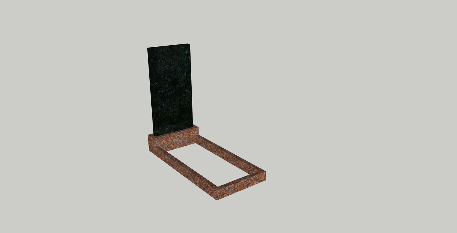 Monument 135х60cm with granite budget Monument 135х60cm with granite budget