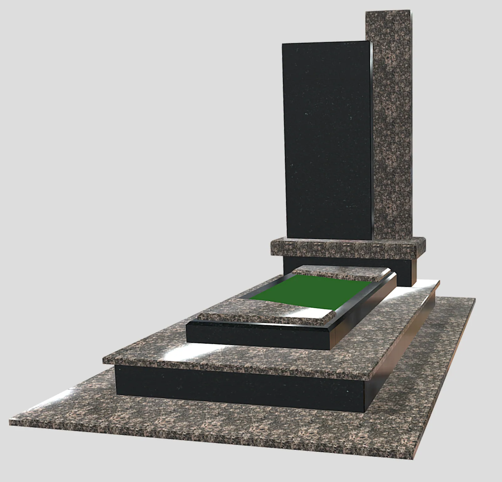 Monument for military with granite Didkovychi 260×160 cm NG-3010SUGG Monument for military with granite Didkovychi 260×160 cm NG-3010SUGG